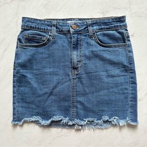 O2 Denim Mini Skirt